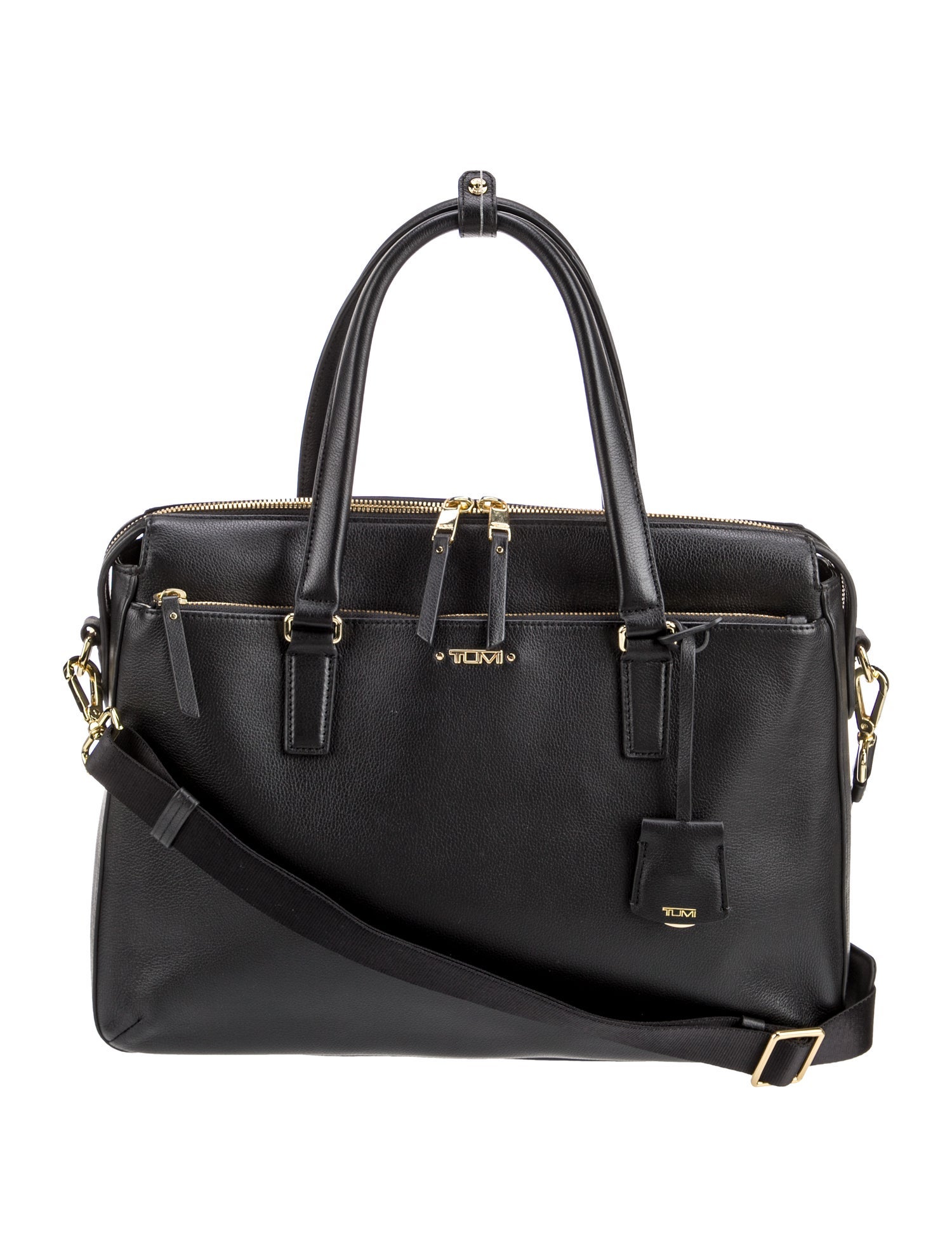 Tumi Leather Top Handle Bag
