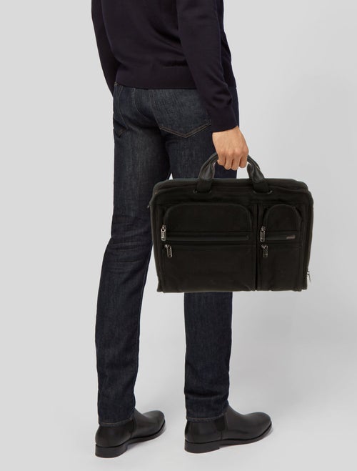 Tumi Canvas Briefcase