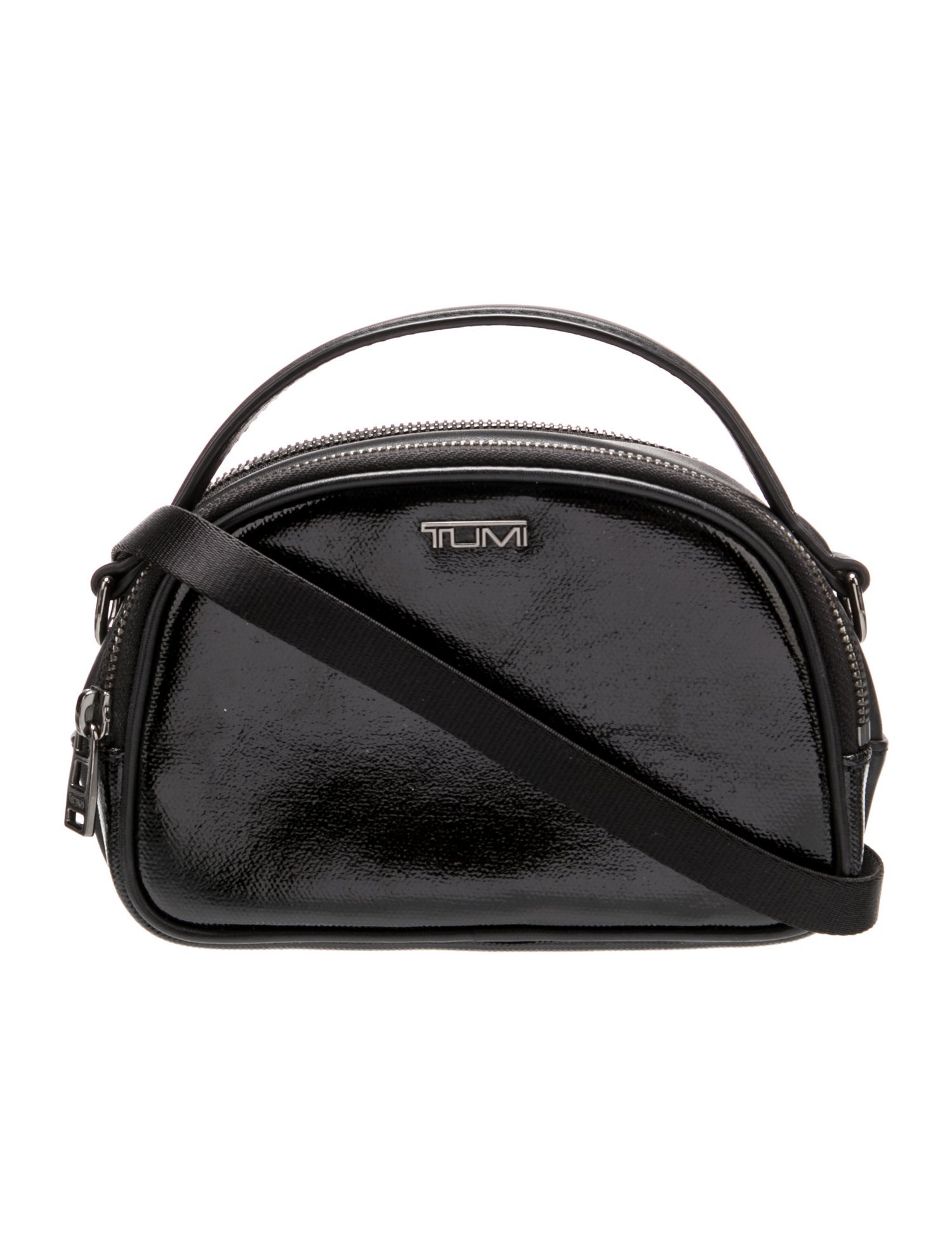 Tumi Patent Leather Crossbody Bag