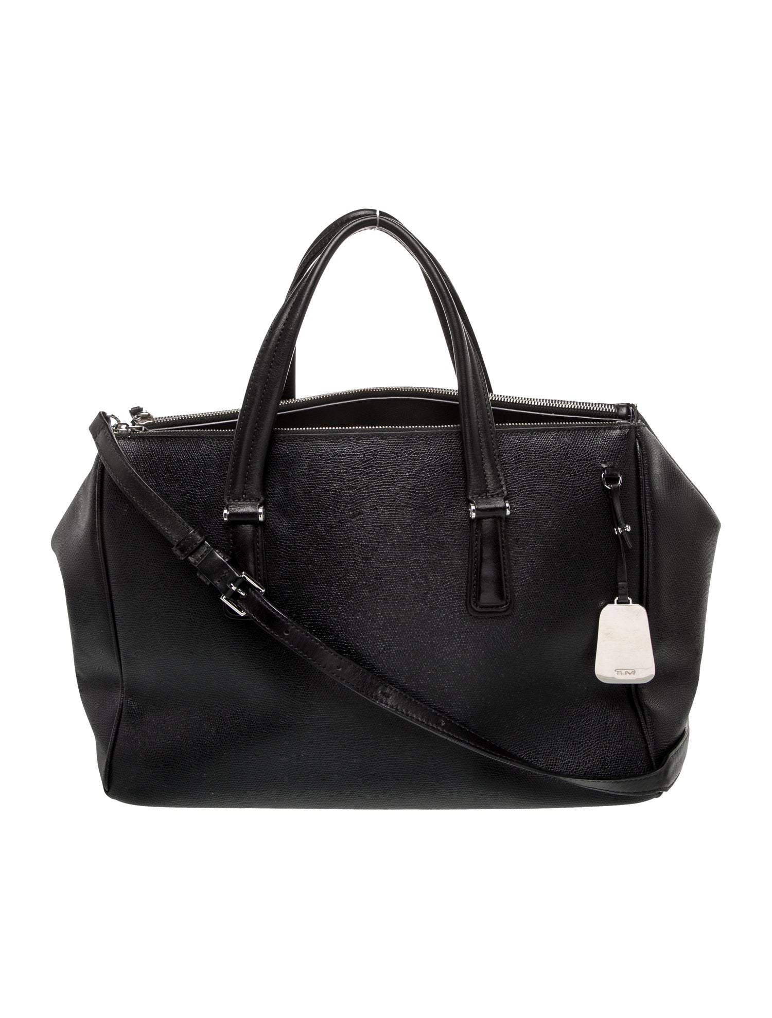 Tumi Leather Top Handle Bag