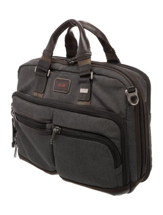 Tumi Alpha Bravo Anthracite Anderson Slim Computer Brief