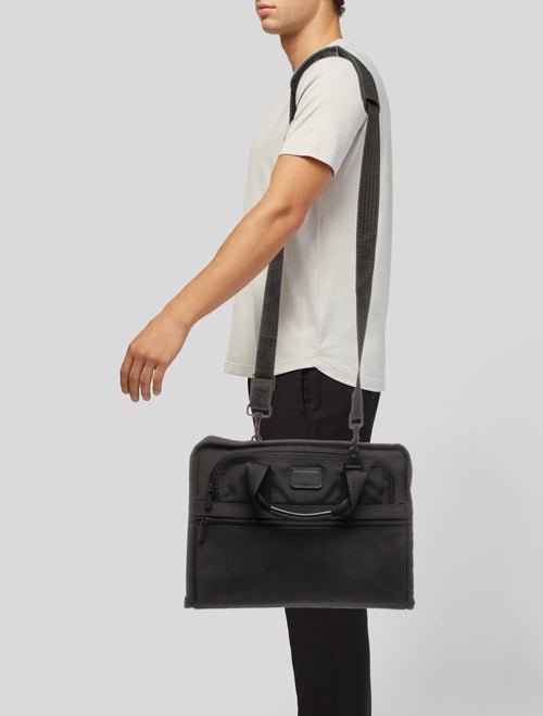 Tumi Canvas Messenger Bag