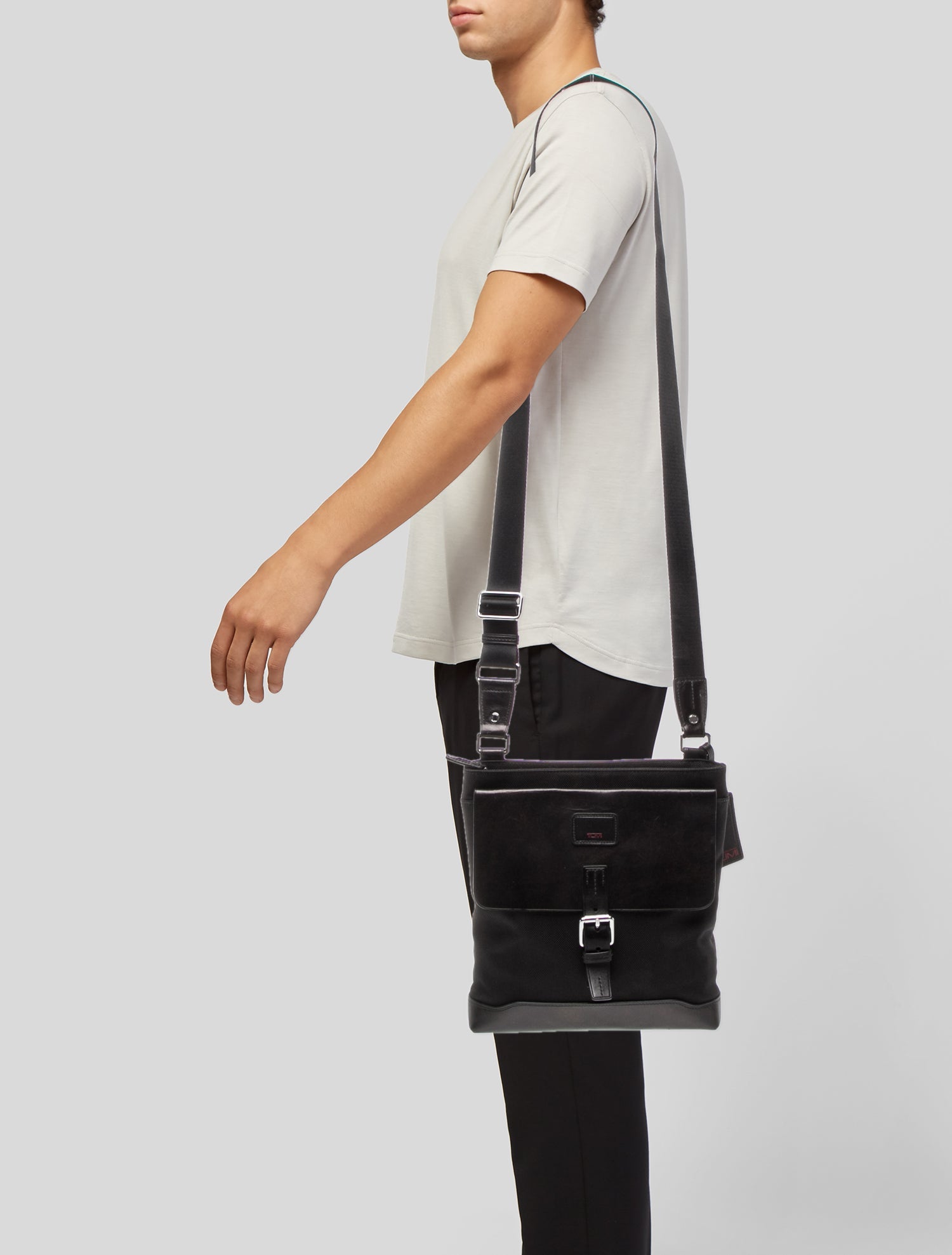Tumi Canvas Messenger Bag