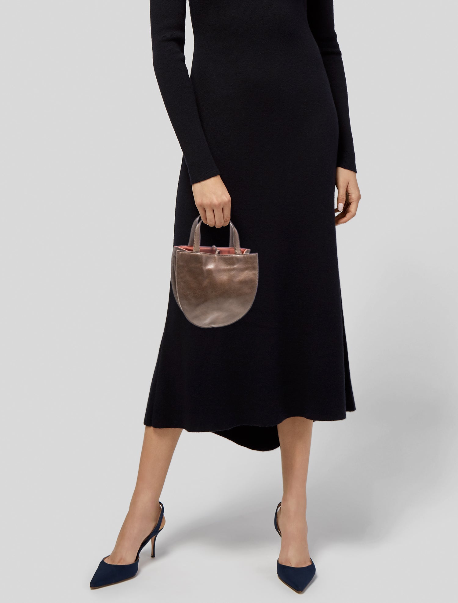 Tumi Leather Top Handle Bag