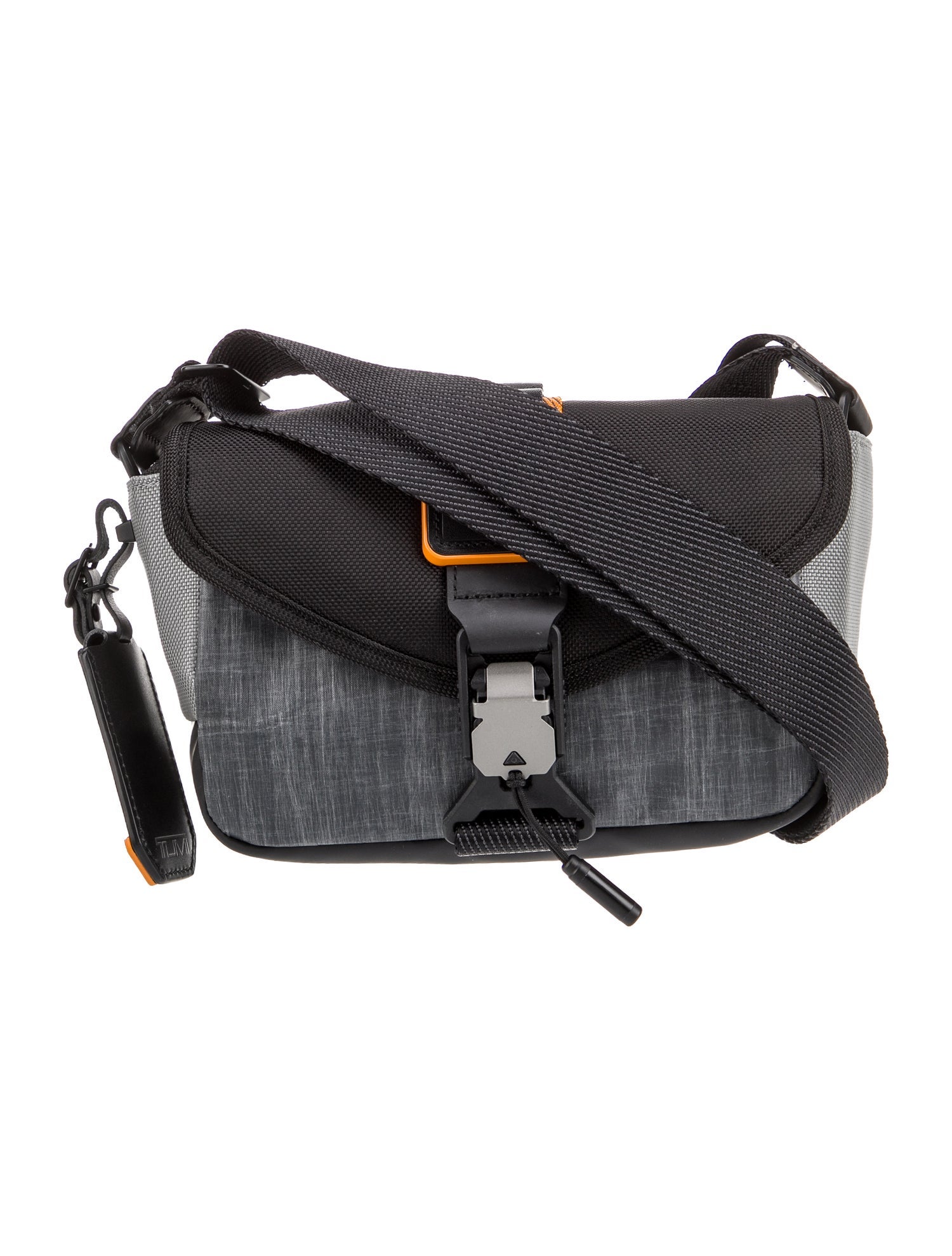 Tumi Leather Messenger Bag