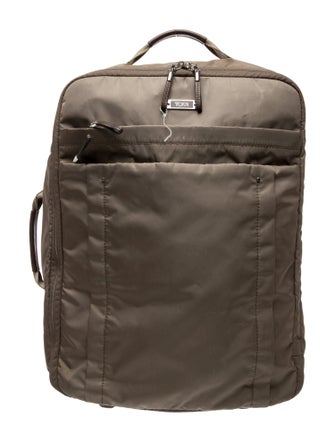 Tumi Nylon Leather Trim Embellished Carry-On