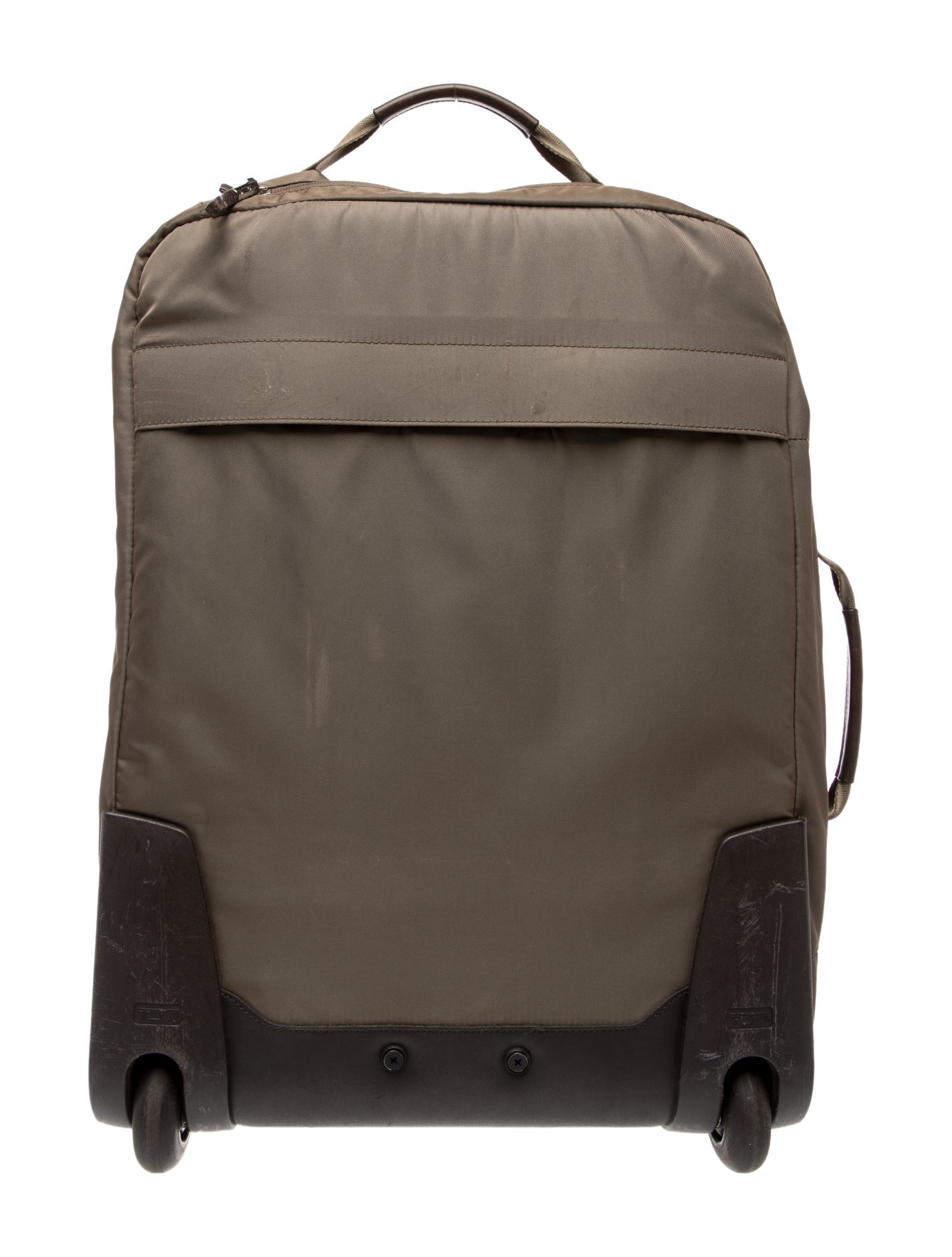 Tumi Nylon Leather Trim Embellished Carry-On