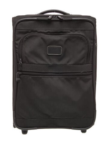 Tumi Suitcases Leather Trim Embellished Carry-On
