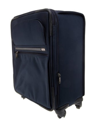 Tumi Blue Roller Suitcase