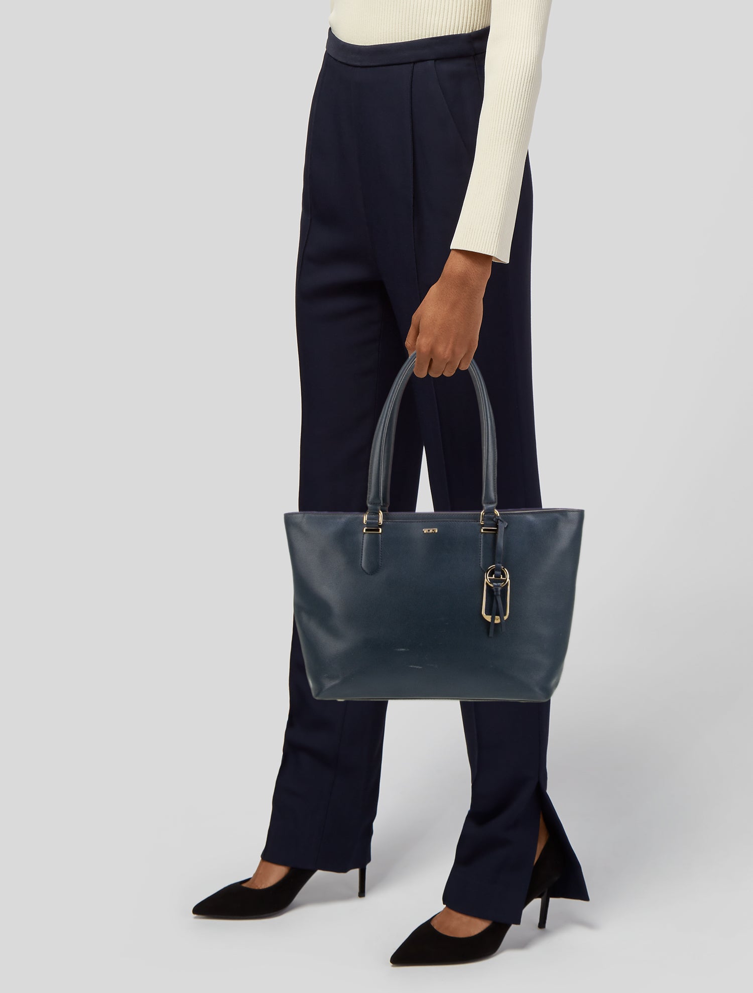 Tumi Leather Shoulder Bag