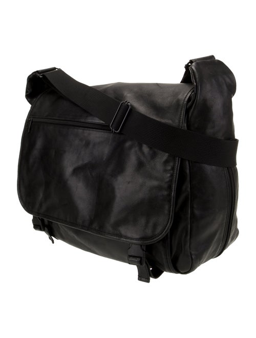 Tumi Leather Messenger Bag