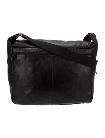 Tumi Leather Messenger Bag