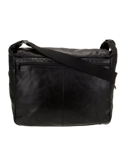 Tumi Leather Messenger Bag