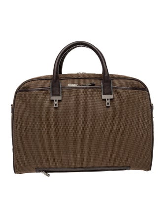 Tumi Canvas Briefcase