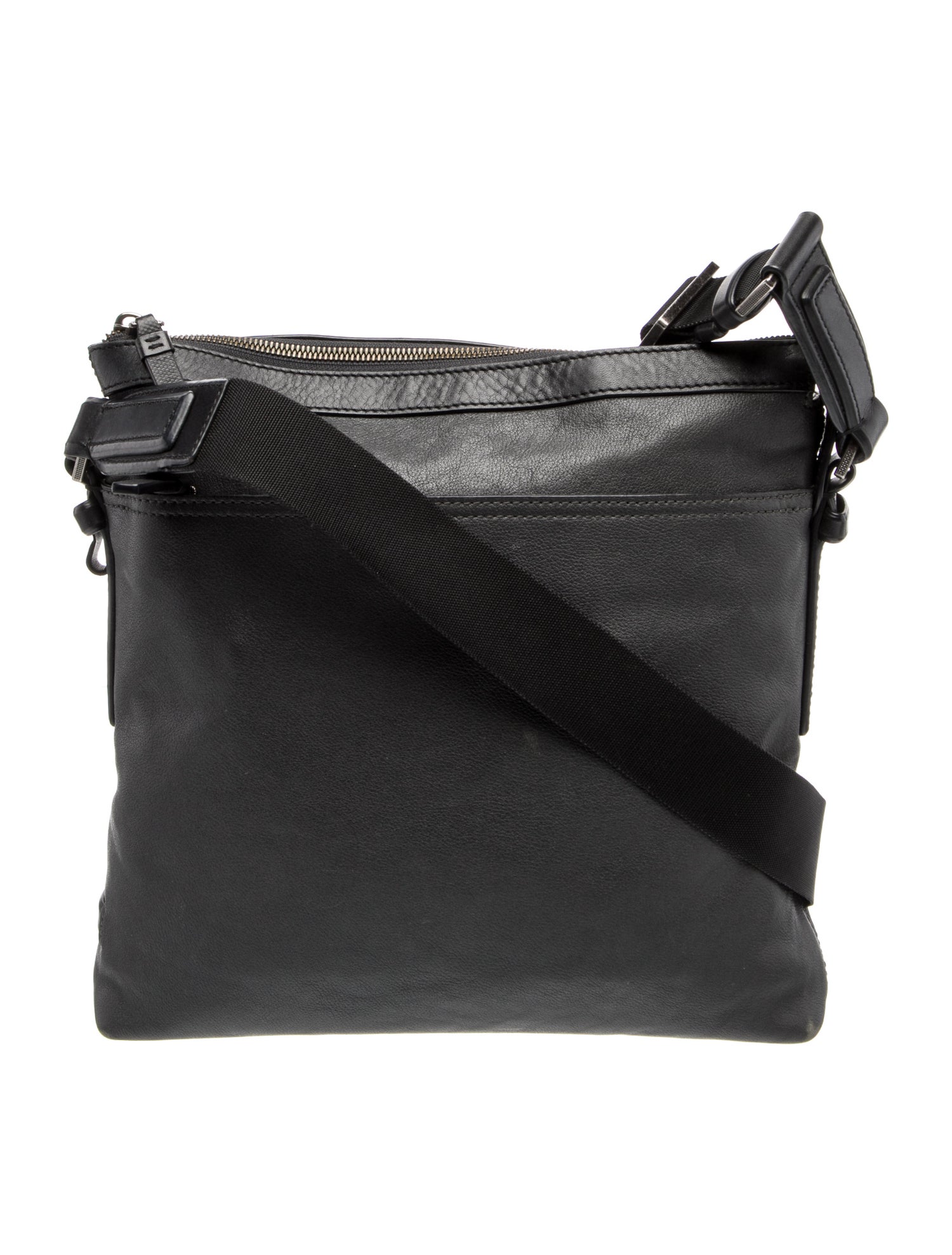 Tumi Leather Messenger Bag