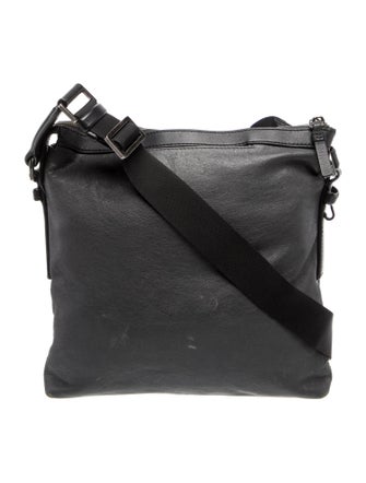 Tumi Leather Messenger Bag