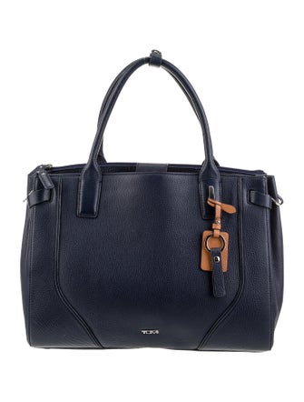 Tumi Leather Top Handle Bag