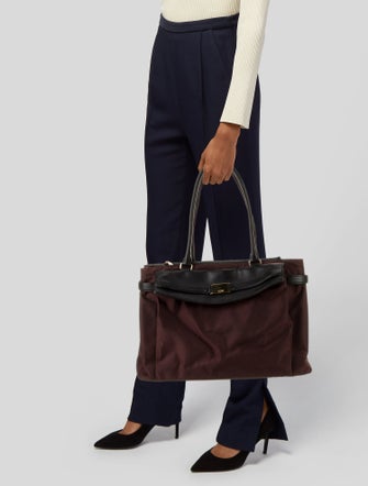 Tumi Canvas Shoulder Bag