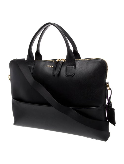 Tumi Leather Top Handle Bag