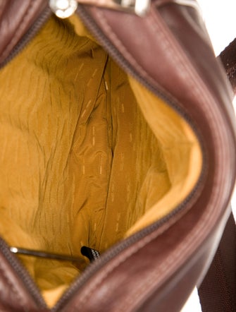 Tumi Leather Messenger Bag