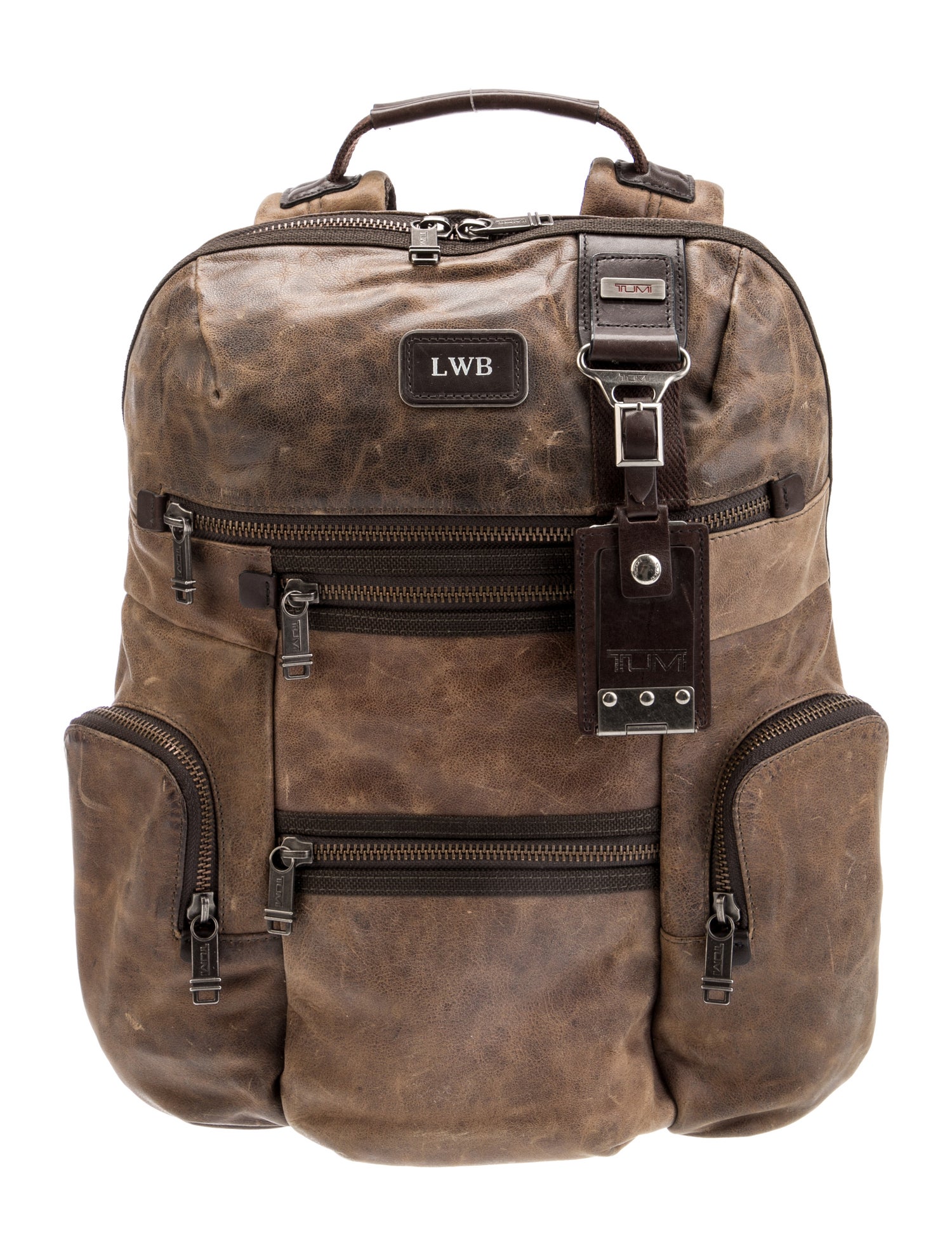 Tumi Leather Backpack