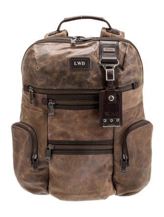 Tumi Leather Backpack
