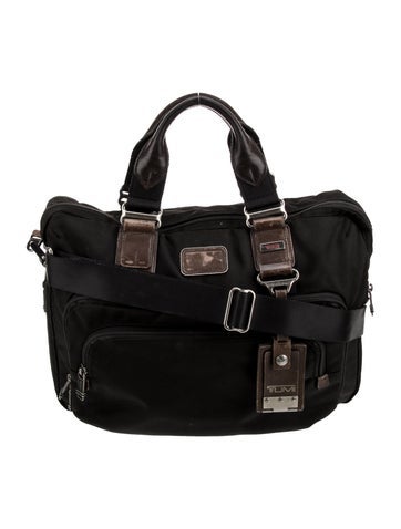 Tumi Messenger Bags Canvas Briefcase