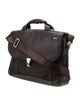 Tumi Leather Messenger Bag