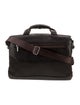 Tumi Leather Messenger Bag