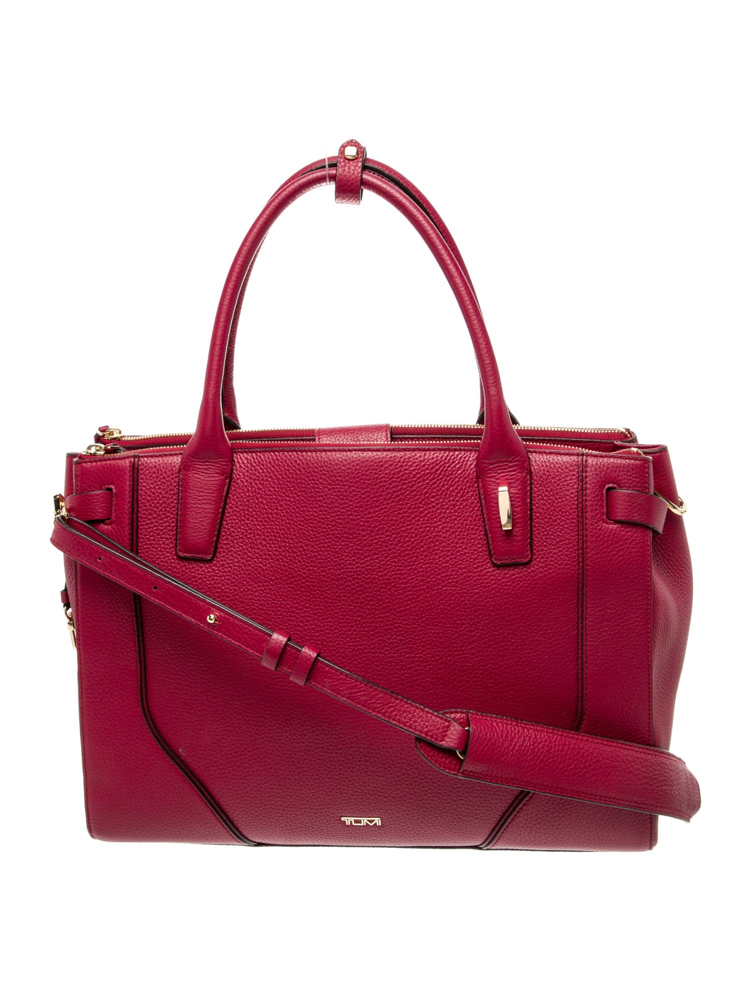 Tumi Leather Shoulder Bag