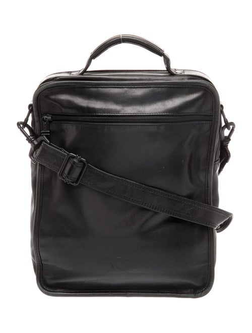 Tumi Leather Messenger Bag