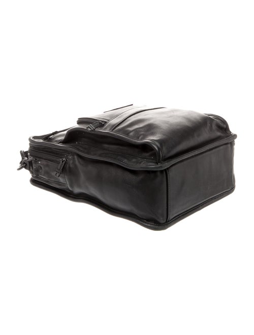 Tumi Leather Messenger Bag