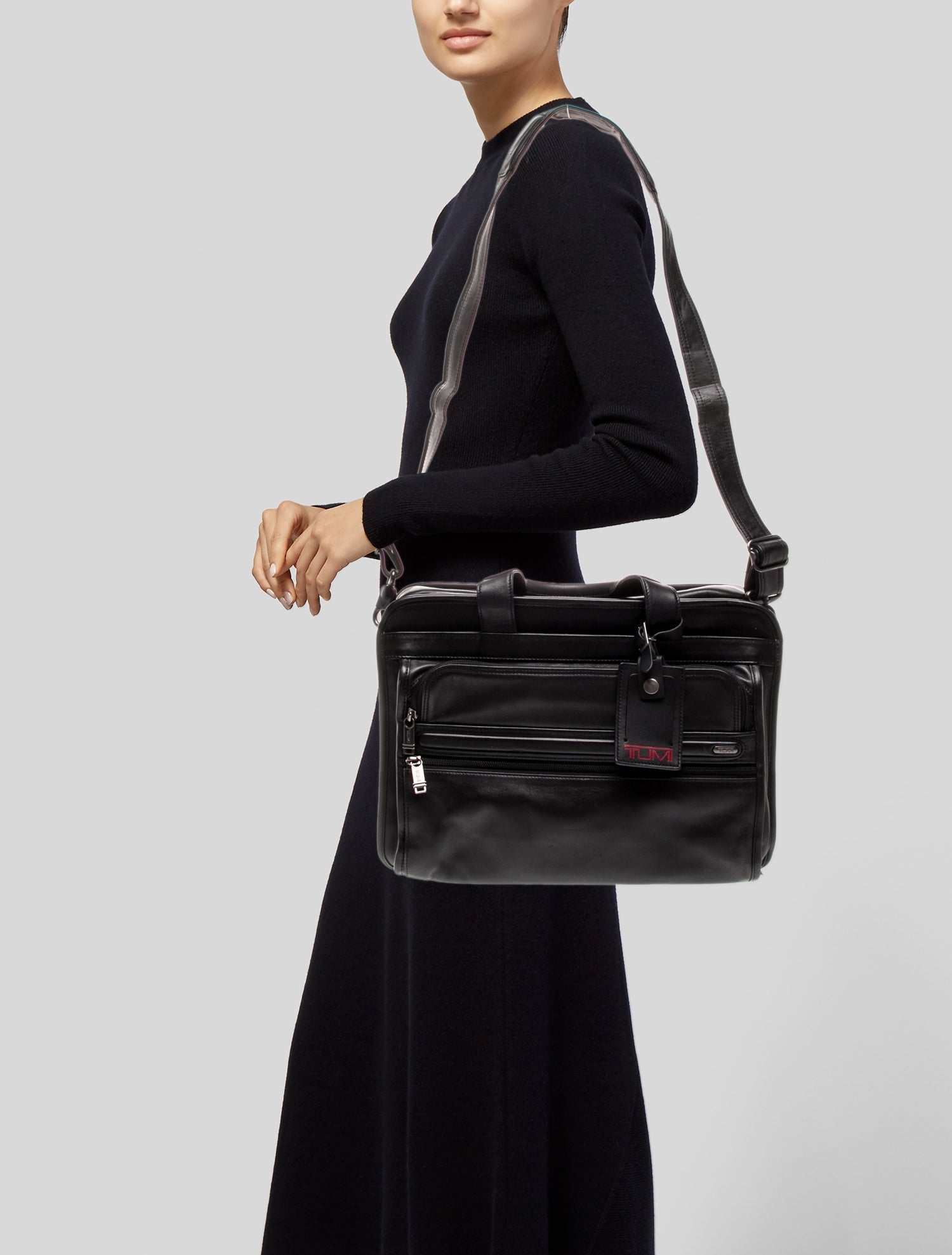 Tumi Leather Crossbody Bag