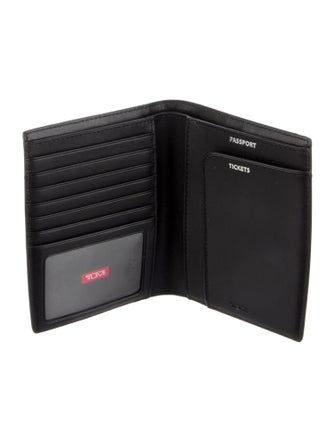 Tumi Leather Travel Wallet w/ ID Lock