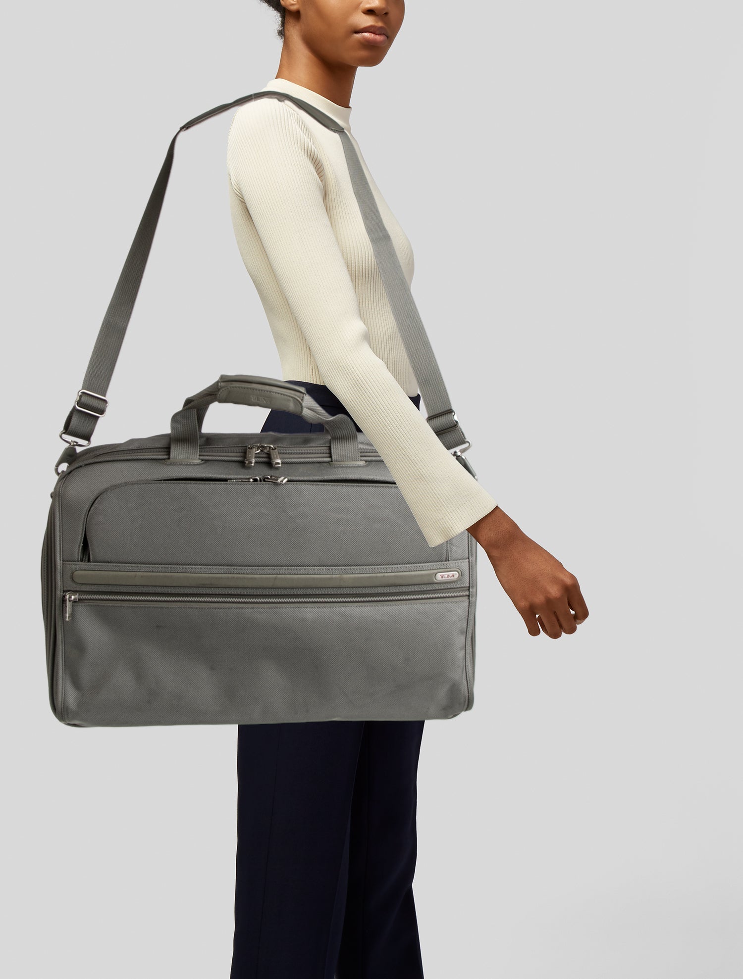 Tumi Canvas Briefcase