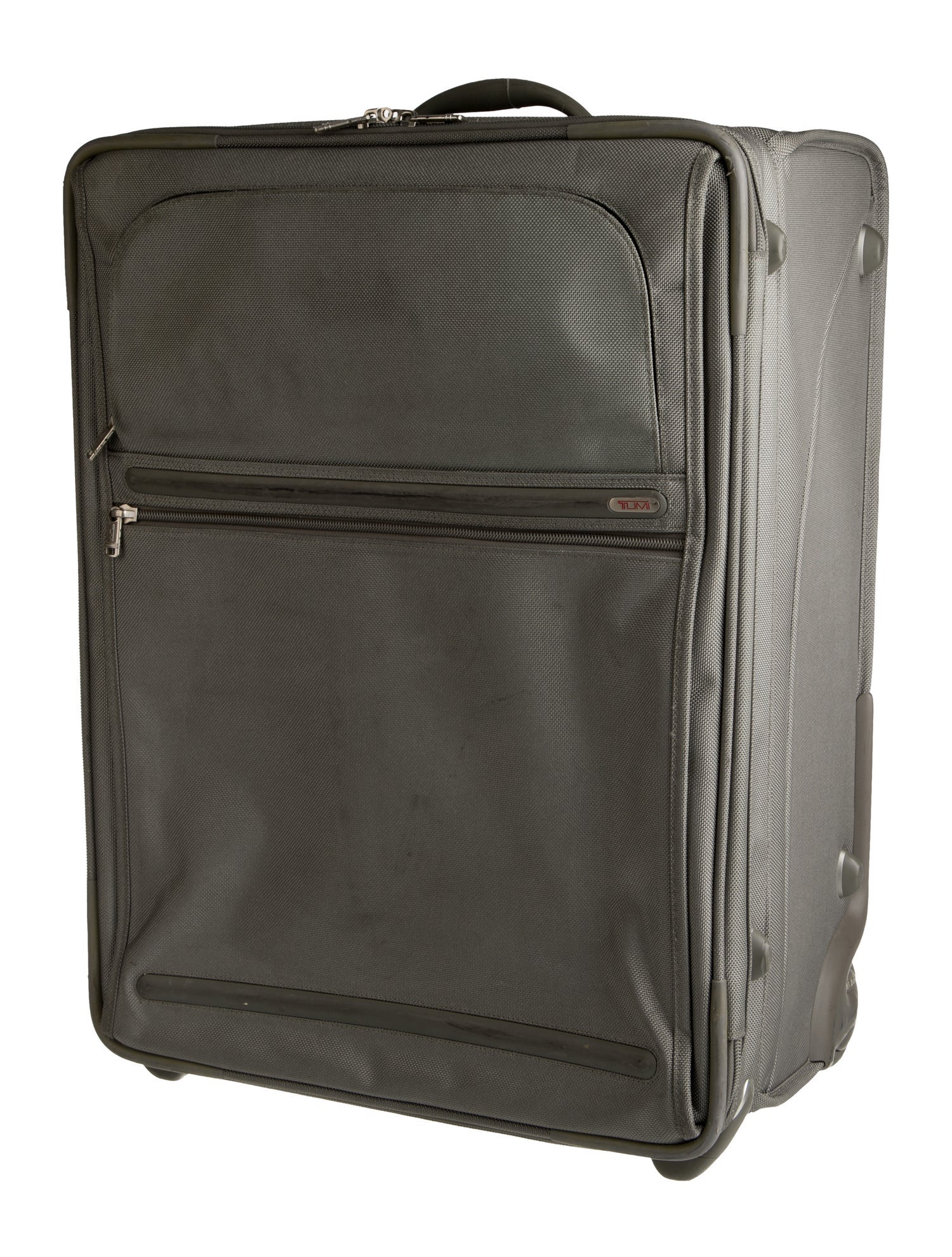 Tumi Nylon Leather-Trimmed Suitcase