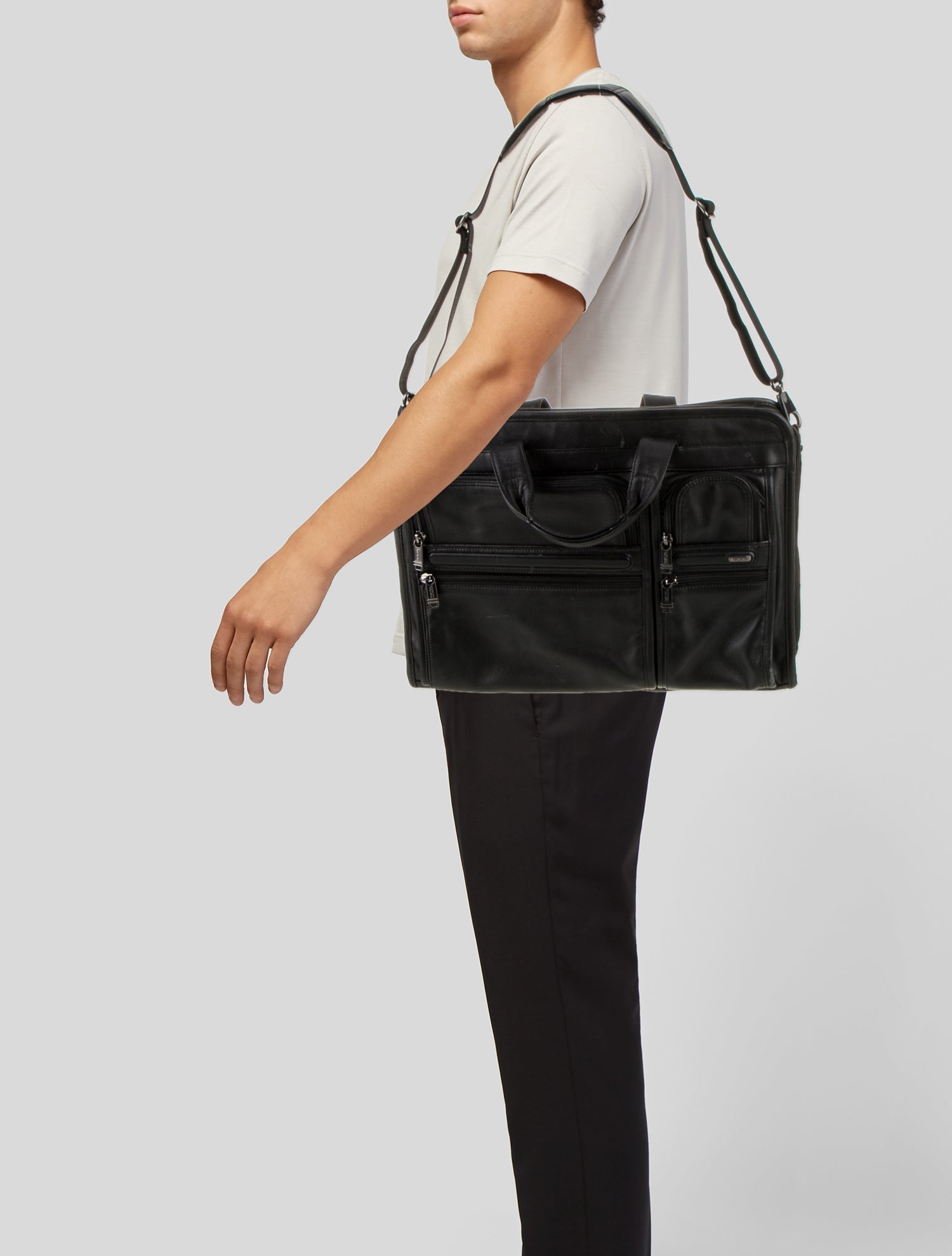 Tumi Leather Briefcase