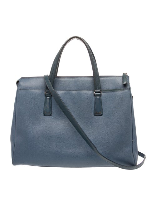 Tumi Leather Top Handle Bag