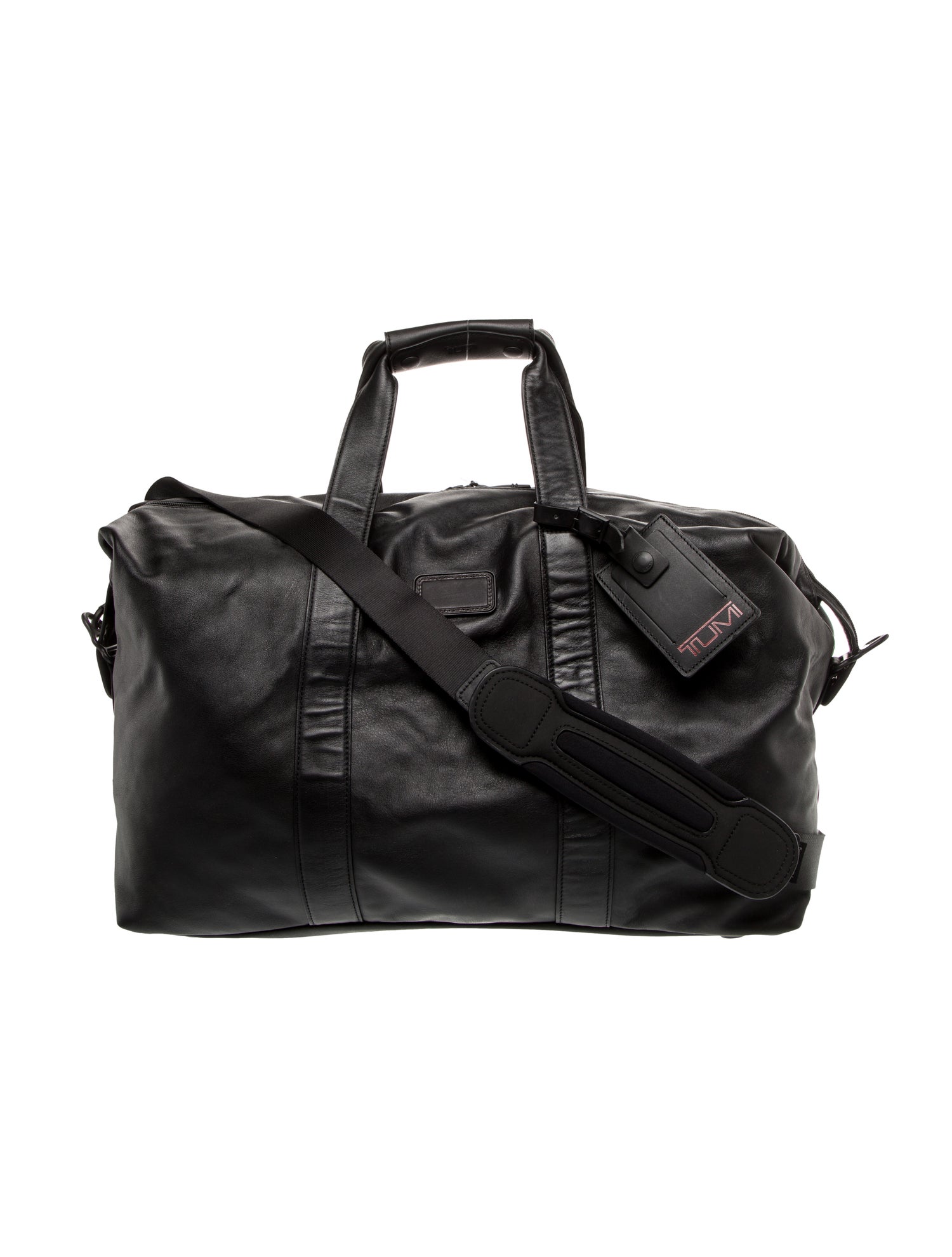 Tumi Leather Weekender Bag