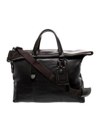 Tumi Leather Weekender Bag
