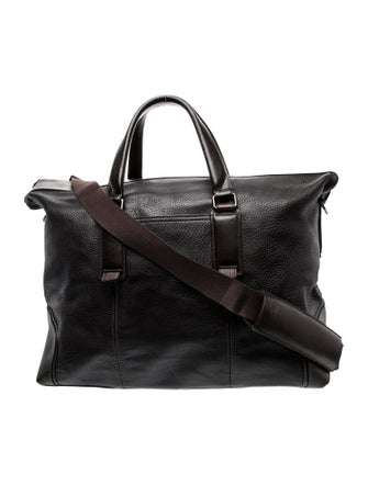 Tumi Leather Weekender Bag
