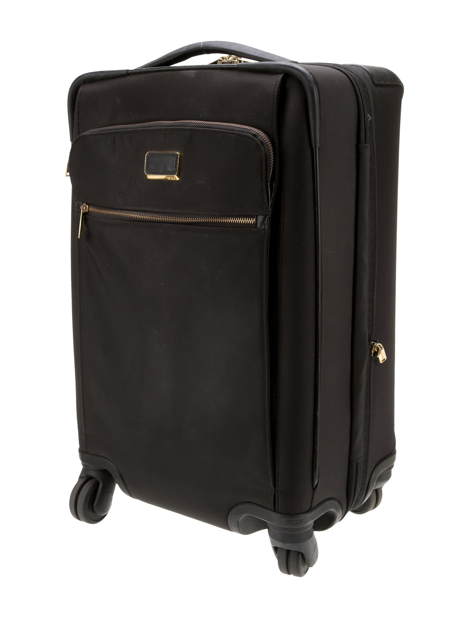 Tumi Canvas Multi-Pocket Suitcase