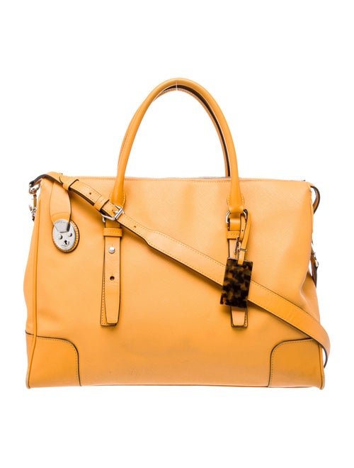 Tumi Saffiano Leather Top Handle Bag