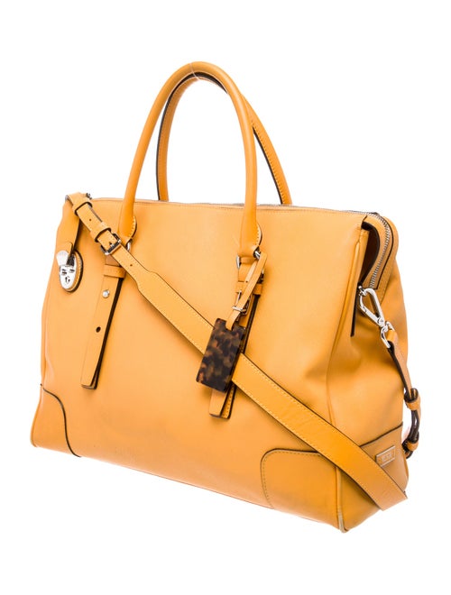 Tumi Saffiano Leather Top Handle Bag