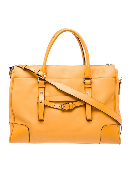 Tumi Saffiano Leather Top Handle Bag