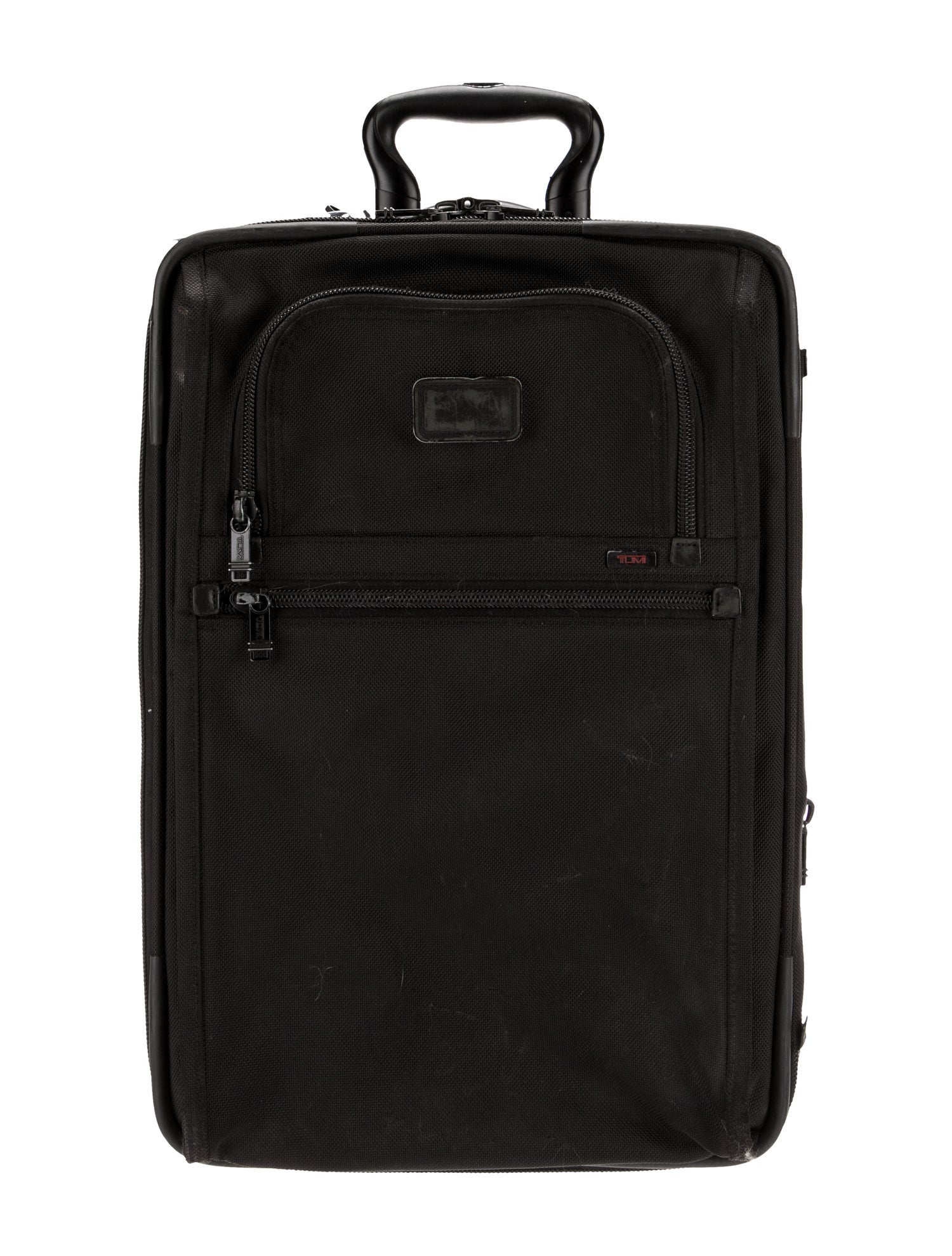 Tumi Canvas Multi-Pocket Suitcase
