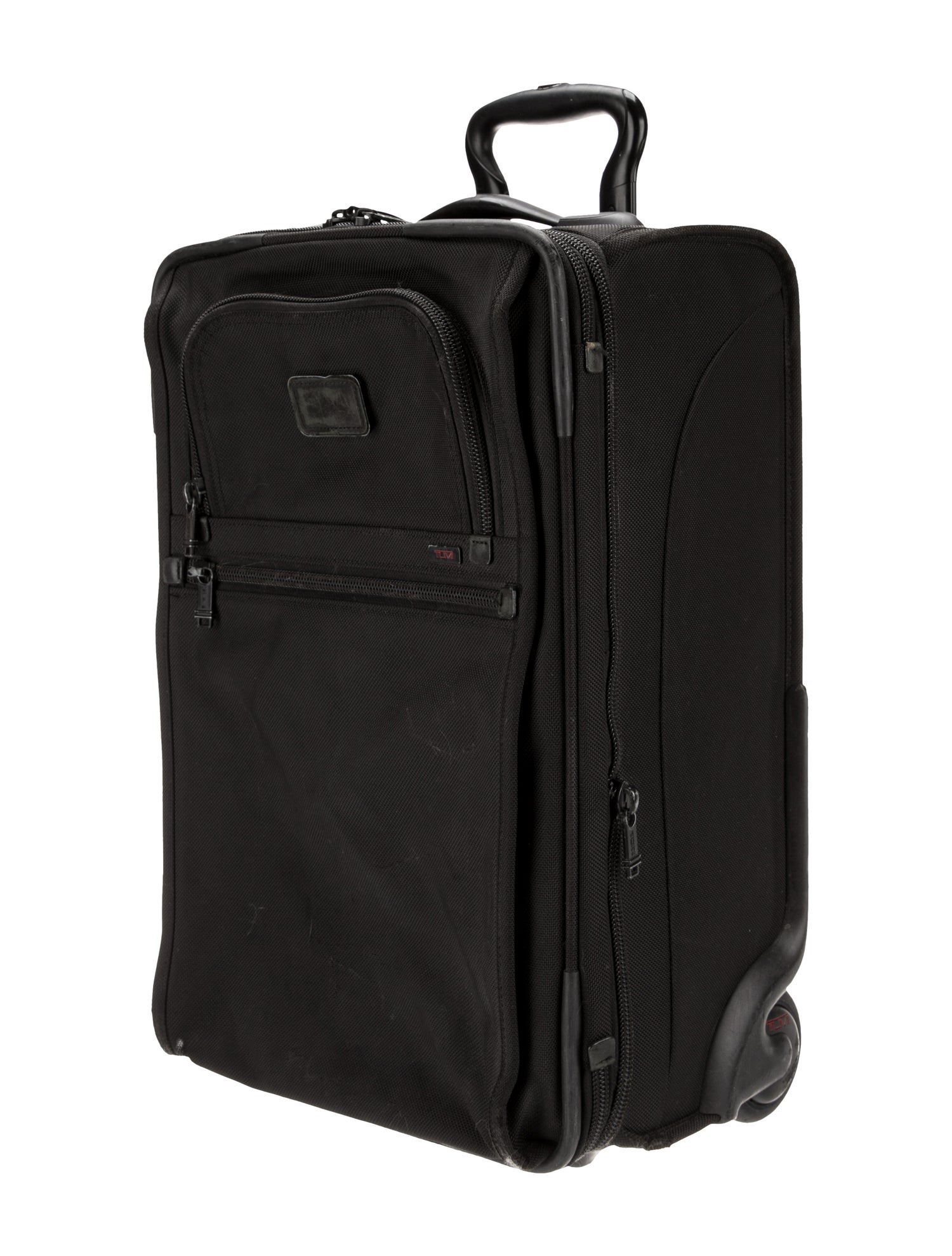 Tumi Canvas Multi-Pocket Suitcase