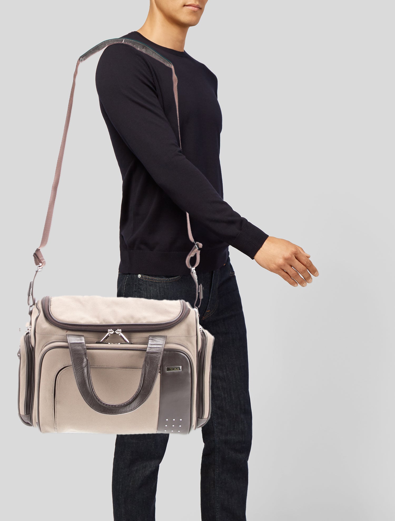 Tumi Canvas Crossbody Bag