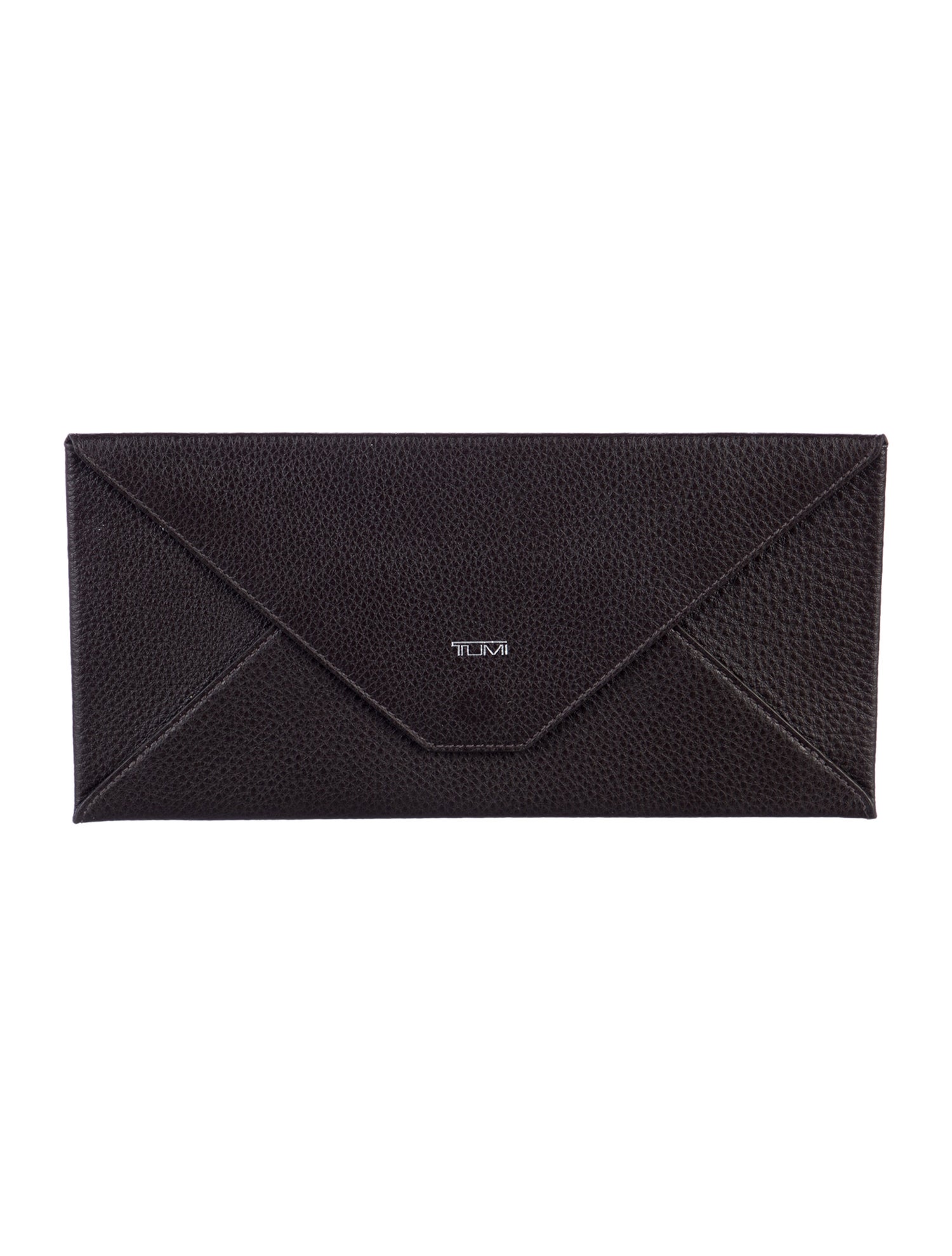 Tumi Leather Travel Envelope Clutch