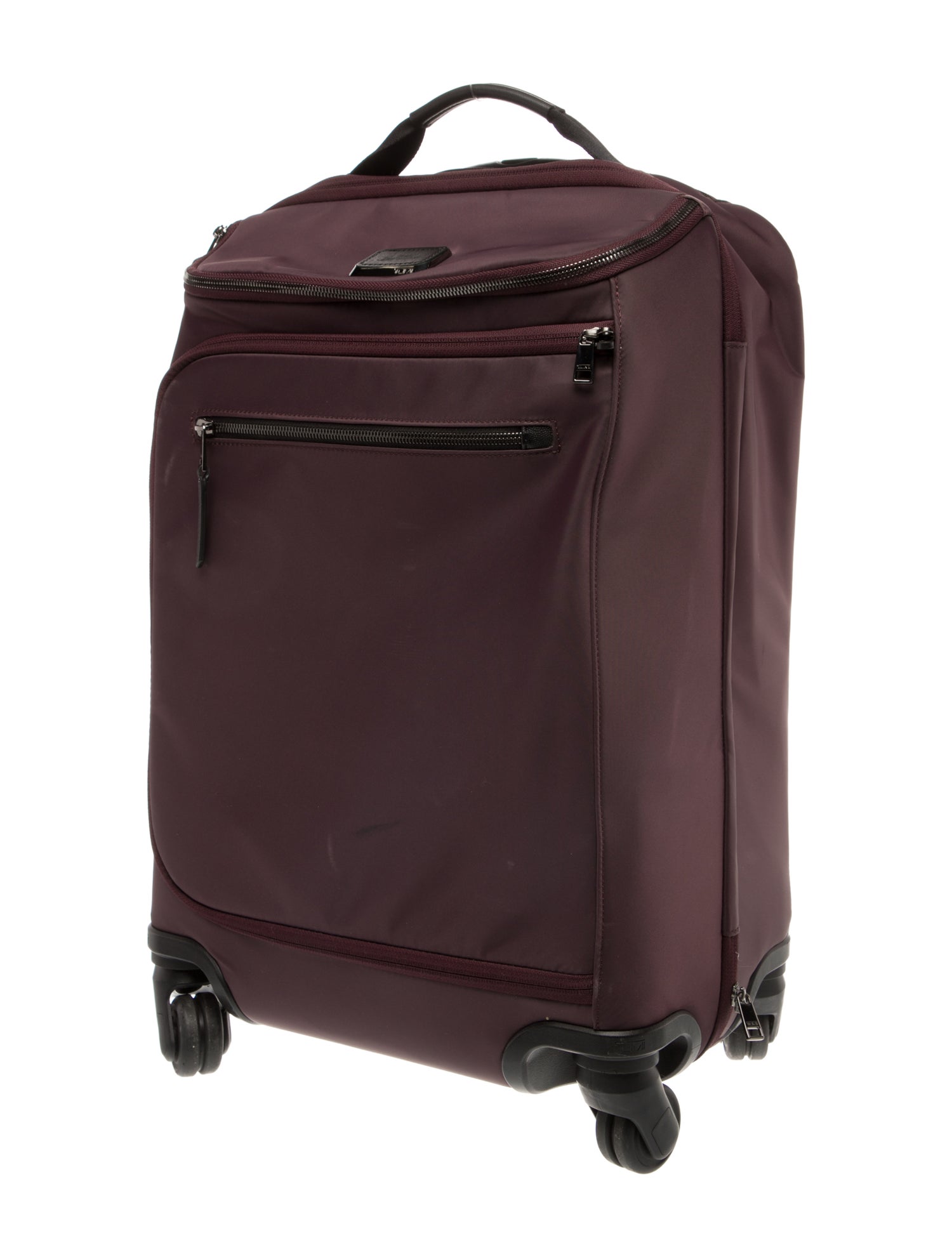 Tumi Purple Suitcase